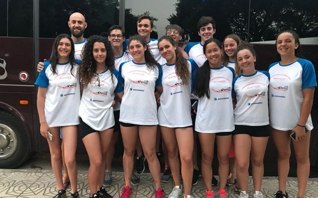 Campeonato de Andalucía de Natación Absoluto-Junior de verano. Linares. 22 a 24 de Junio 2018.