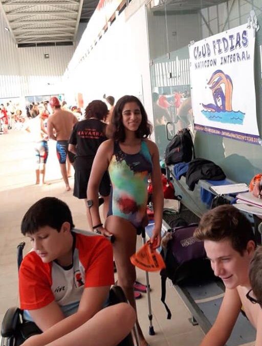 CAMPEONATO DE ESPAÑA AXA DE NATACIÓN PARALÍMPICA EN VALDEMORO.  AMIRA BENCHERQUI.