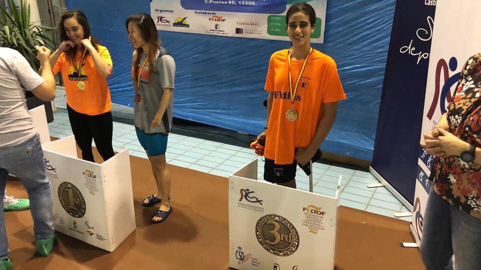 II OPEN NACIONAL NATACIÓN ADAPTADA. I CAMPEONATO REGIONAL DE CASTILLA LA MANCHA. AMIRA BENCHERQUI.