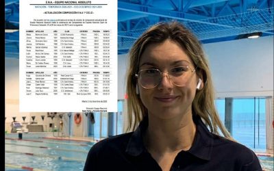 Paula Ruiz entra a formar parte del Equipo nacional absoluto de Natación